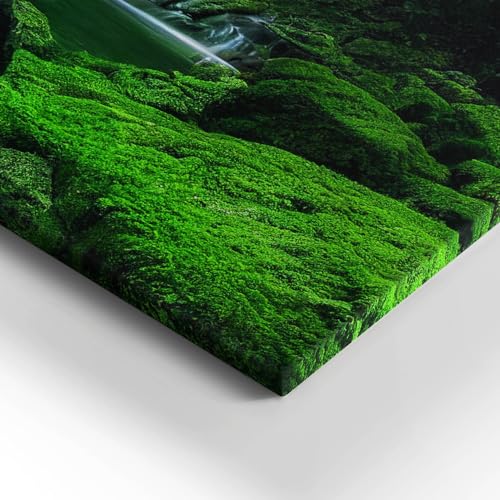 Image sur Toile Cascade Wallfluent 100x50cm Tableau Mural Salon - 3