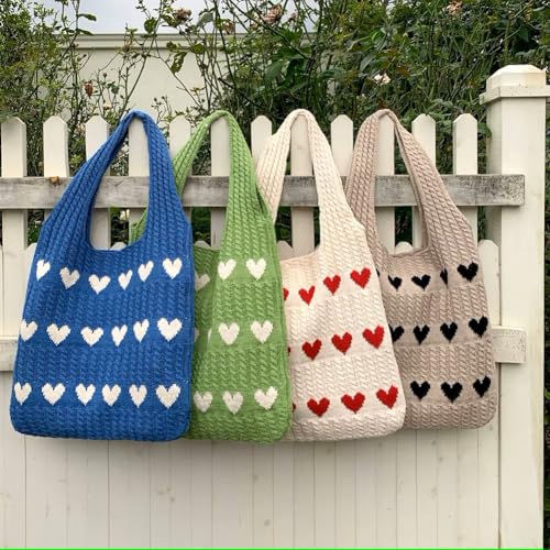 Image of Knit beach bag, Crochet Beach bag,Beach bags for women Knitted beach bag for summer