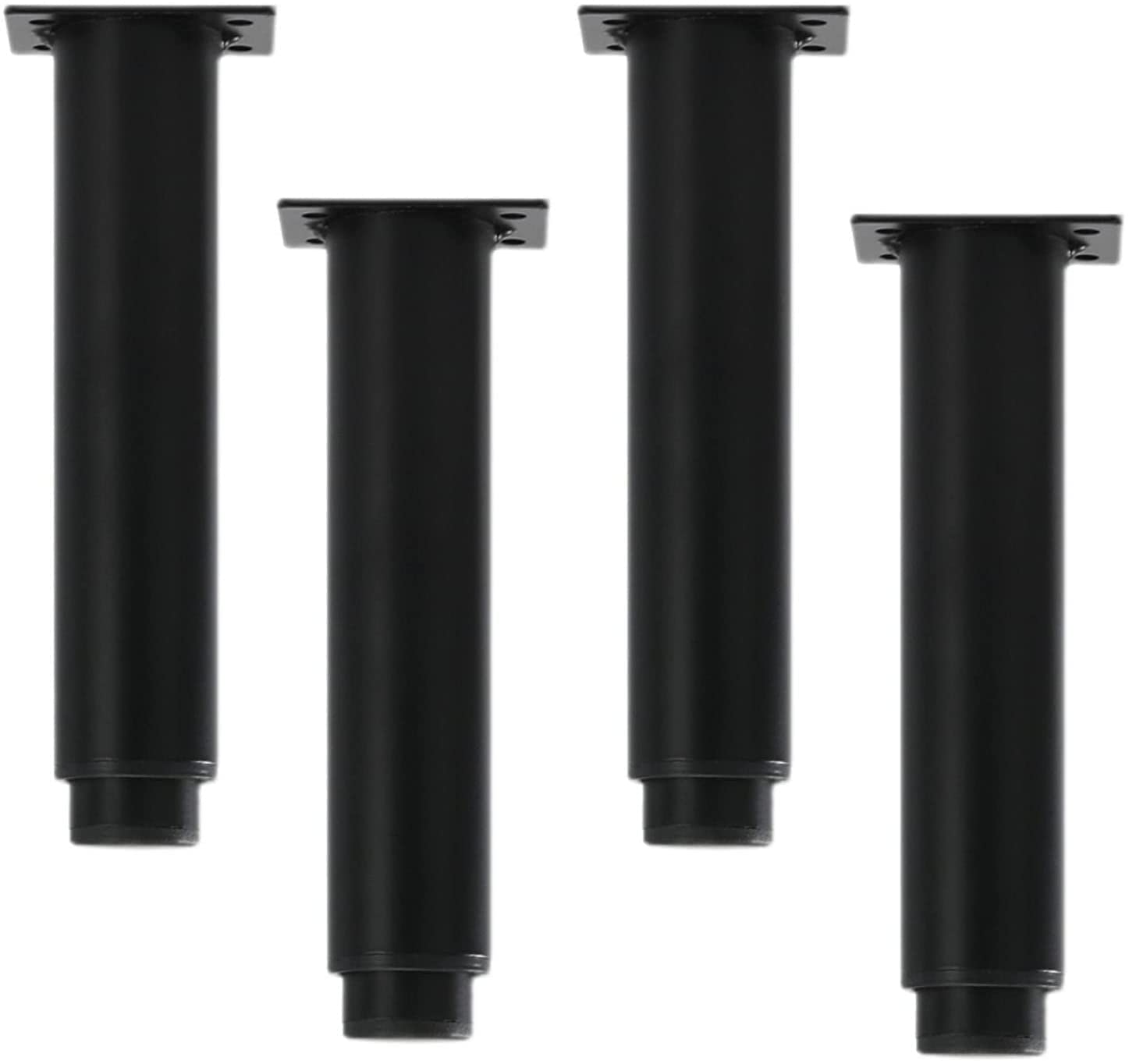 Kawałki Czarne Metalowe Regulowane Aluminiowe Nogi Do Diy Sofa Stół Krzesło Biurko Szafy (340 mm/13,4 cala)