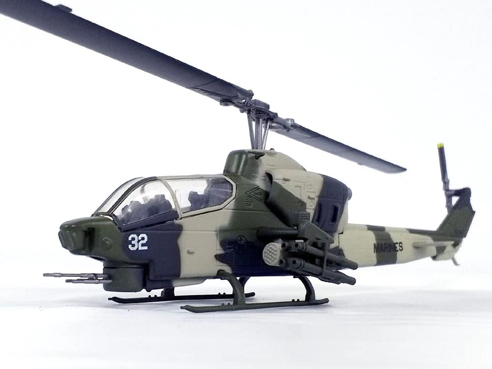 Amazon | アメリカ海兵隊 ヘリコプター ダイキャスト モデル 1/72 AH