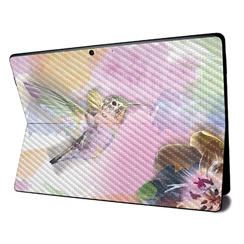 Image of MightySkins Carbon Fiber Skin for Microsoft Surface Pro X - Water Color Mocking | Textured Carbon Fiber Finish | Easy to Apply, Remove, and Change Styles | Made in The USA