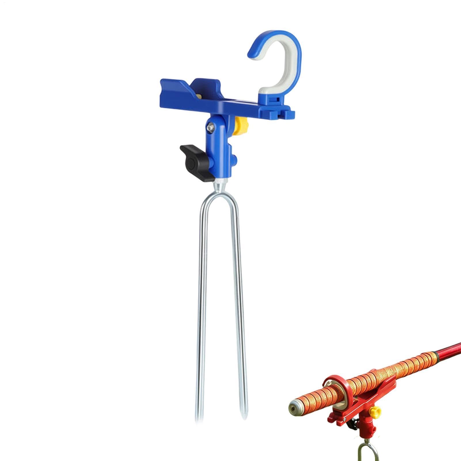 Fishing Holder Angling Pole Rack with Ground Spikes