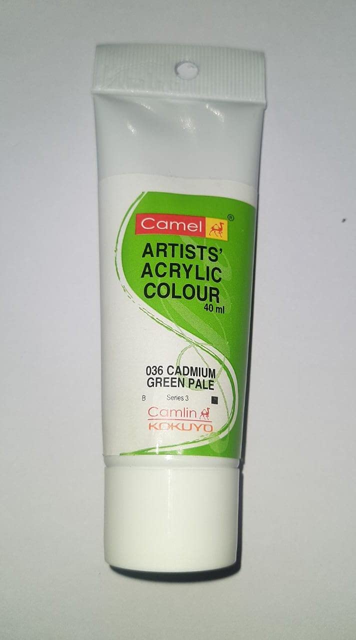 Camel Artists Acrylic Colour Tubes 40ml (Cadmium Green Pale 036) (B09D7FY5QQ) Amazon Price History, Amazon Price Tracker