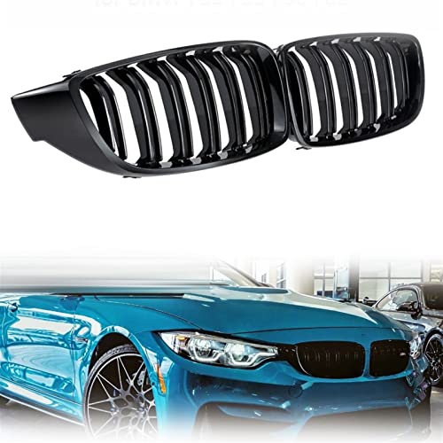 Grilles course en noir brillant style M4, une finition haut de gamme pour BMW F36 F82
