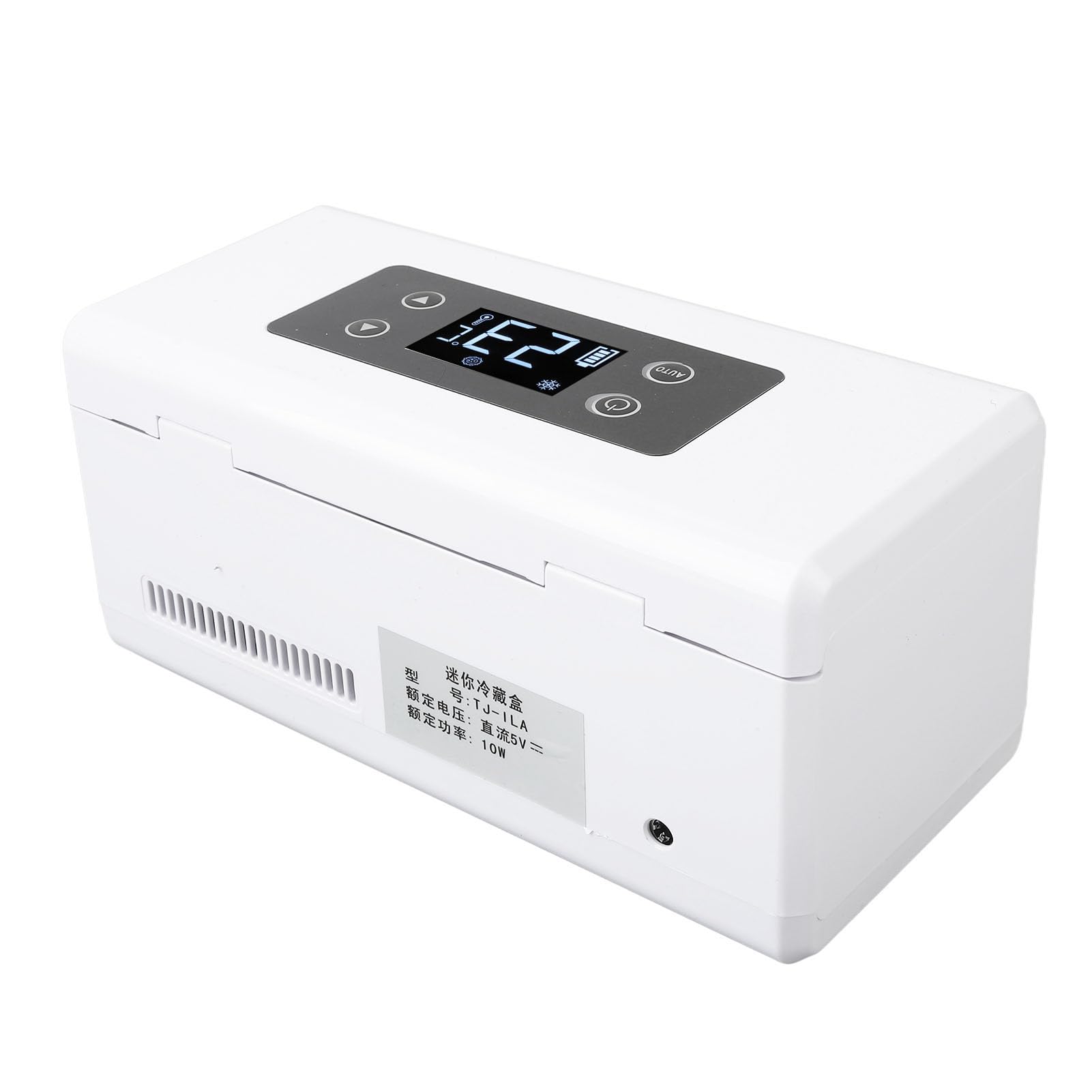 Estuche Enfriador de Insulina, Nevera Medicamentos Portatil, Pantalla LED Recargable de Temperatura Constante, Refrigerador de Medicamentos para Autos Pequeños Cajas Frías Eléctricas para Oficina