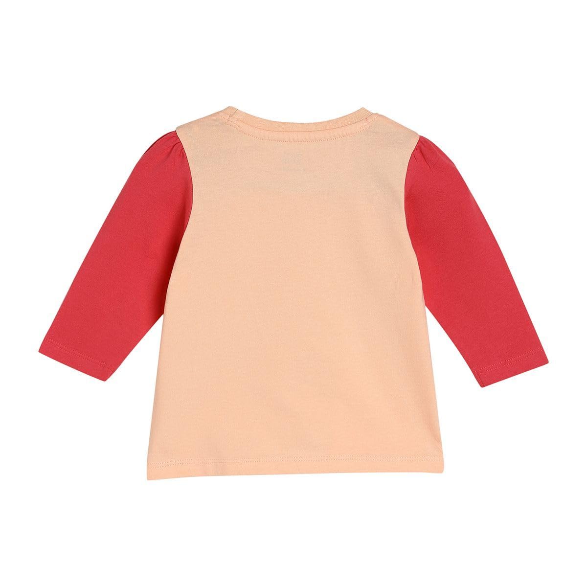 miniklub Baby Girls Round Neck Full Sleeve Multi Color Knit Top, Pack of 2 (6-9M) 1
