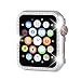 Henstar Compatible with Apple Watch Case 42mm,Compatible with iWatch Face Bling Crystal Diamonds Plate Cover Protective Frame Compatible with Apple Watch Series 3/2/1 (Silver-Diamond, 42mm)