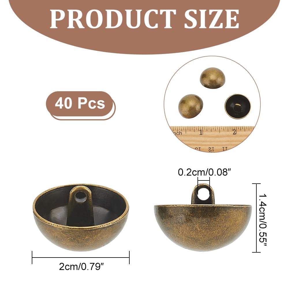 Seglory 10 stuks vervangende metalen knopen, platte spiegelknopen voor vrouwen, kleding, wollen jas, herenjas, hemd, broek - ronde gevormde knopen (mat zwart, 20 mm
