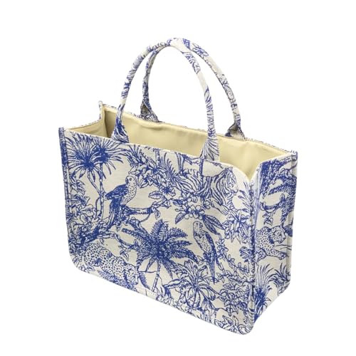 Luxury Large Tote Bag Retro Embroidery Jacquard miniatura 3