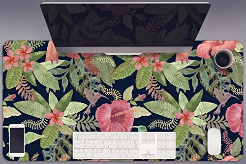 Sous-main de bureau de protection vinyle 90x45cm jungle Decormat