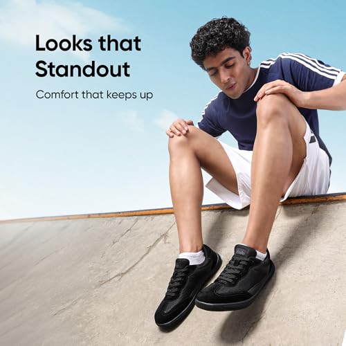 Image of Frido Active Casual Sneakers for Men & Women | Stylish Everyday Sneakers with Breathable Mesh, Lycra-Lined Collar, Cushioned Footbed & Zero-Drop Sole for Travel, Night Outs