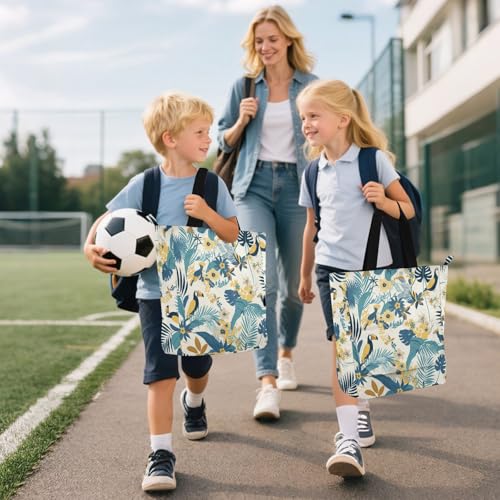 Bolsa de mano reforzada para evitar roturas al cargar libros y compras 6