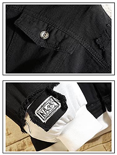 Mob Psycho 100 Denim Jacket Hoodie Kageyama Shigeo Cosplay Hooded Jeans Jacket Men Women Trucker Jeans Coat4