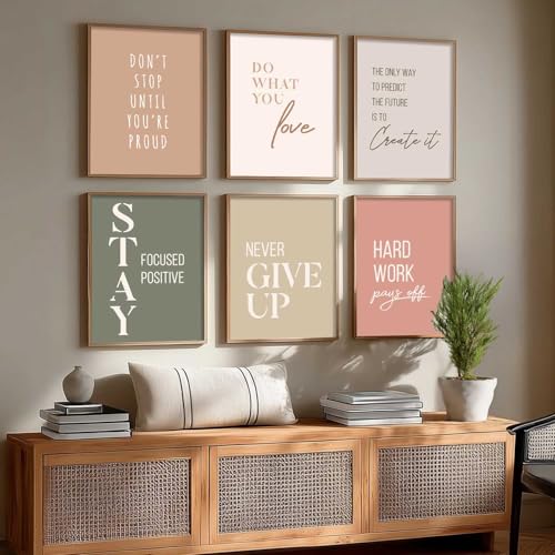 kotart wood Quotes Frames for Wall Decor - Motivational Photo Fra...