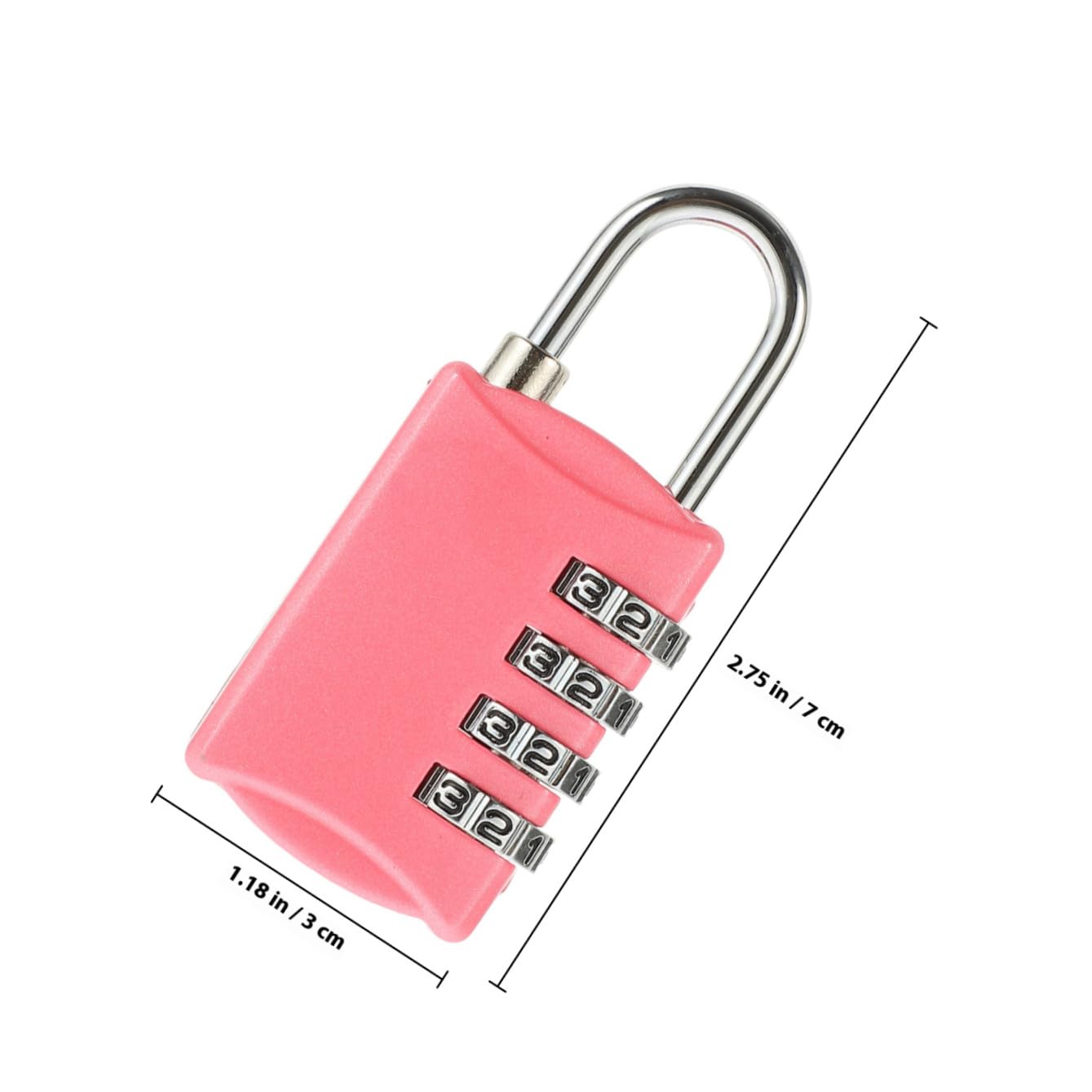 jojofuny Lucchetto Per Bagaglio Da Viaggio Con 4 Combinazioni 3 Pezzi Approvato - Password Antifurto Per Valigia Bagaglio Borsa Codice Di Combinazione