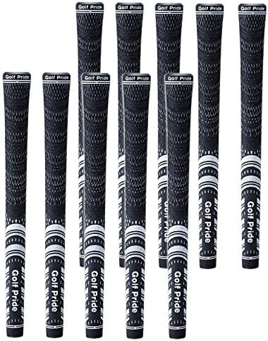 GOLFPRIDE(ゴルフプライド) ゴルフグリップ マルチコンパウンドMCC バックライン無 MCC-BK ブラック M60R (10本セット) ゴルフグリップ