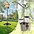 92 Inch Bird House Pole, Heavy Duty Stand Bird Feeding Station, Adjustable Bird Feeder Pole with Squirrel Proof Baffle, 4 Hooks & Bird Bath and Tray for Garden, Outdoor (Birdhouse Not Included)