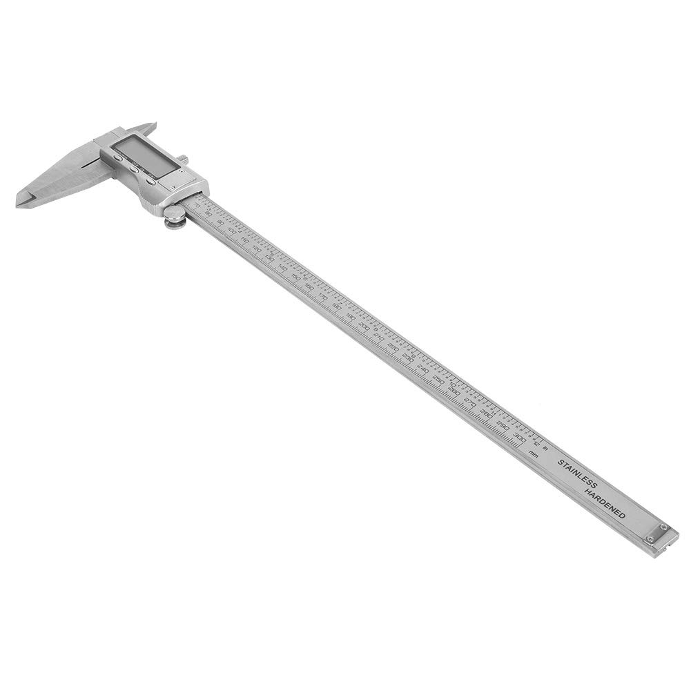 Calibre Digital 300mm Pie de Rey Digital Calibrador Digital Profesional Electrónico Vernier Caliper de Acero Inoxidable