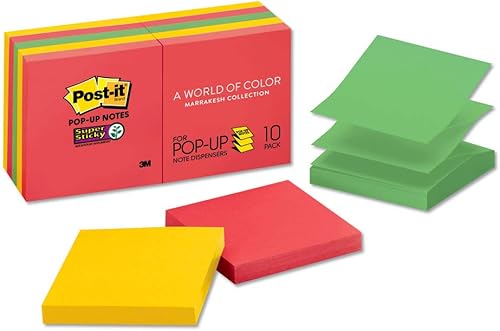 Post-it Recambio de nota emergente súper pegajosa (R330-10SSAN)