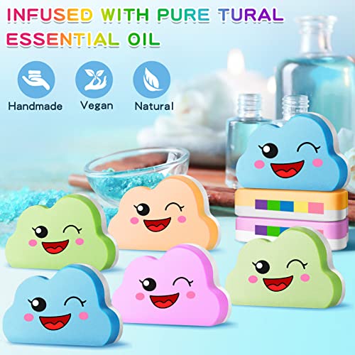 image for Beauwell Organic Bath Bombs Gift Set, Handmade Bath Bombs 8 Pcs with N