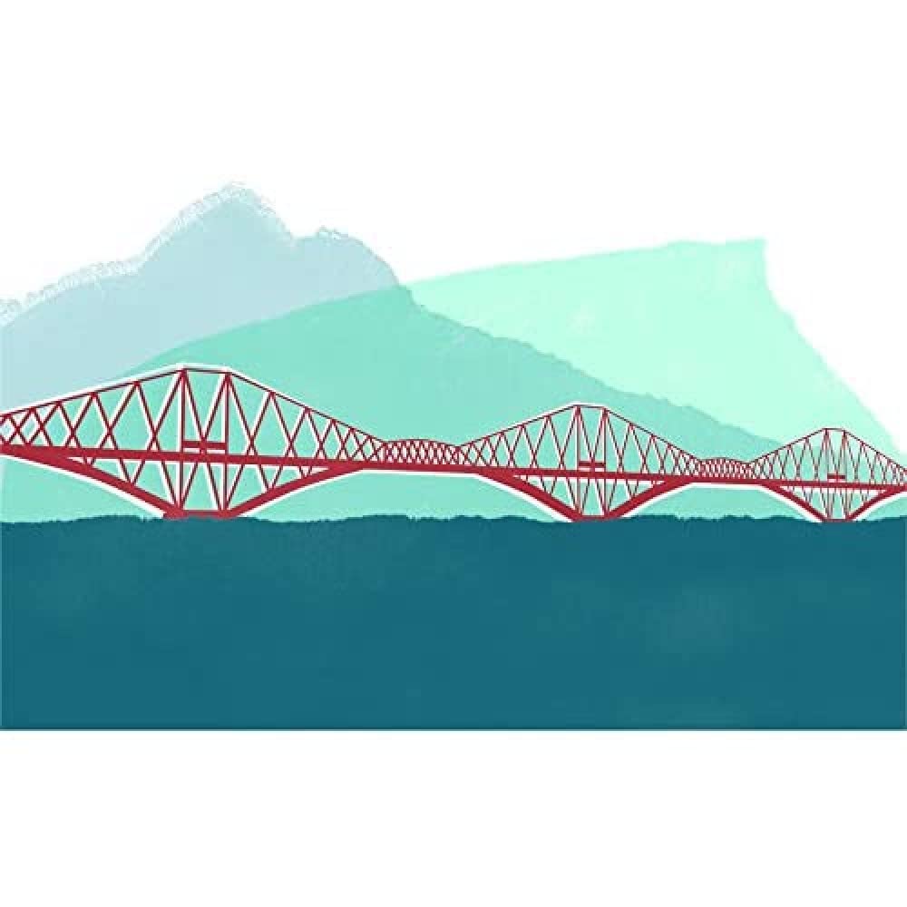 Scotland Edinburgh Forth Rail Arthurs Seat Wall Art Print
