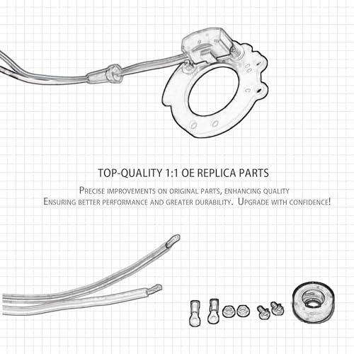 Image of 1244A Electronic Ignition Module Kit Waterproof Compatible with Ford Tractors 2N 9N 8N 500-800 Series V4 4 Cylinder 12V Replace OE 311185 8N12127B FDN12127A FAC12127D
