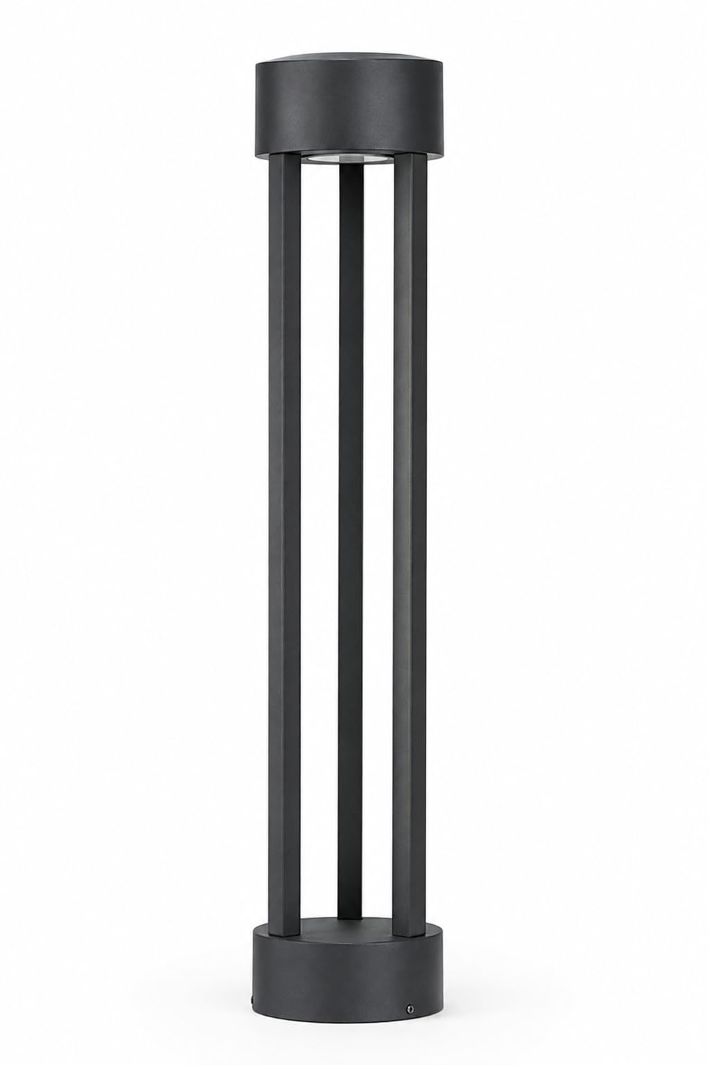 Outdoor LED Bollard Light, Dark Grey Column Path Lamp.-picture-15
