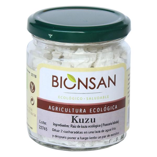 Kuzú Bio 115g | Bionsan | Espesante Natural en Vidrio | Raíz Salvaje | Sin Gluten y Ecológico