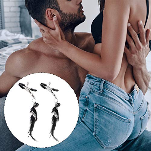 HEALLILY Grampo de mamilo, massageador de mamilo, anel falso para mamilo, sem piercing, anéis de mam
