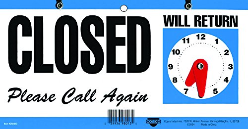 Open Closed Sign Template