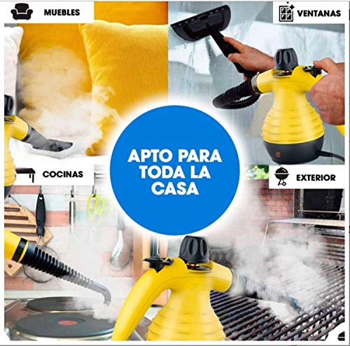 Vaporeta-de-Limpieza-de-Mano-Portatil-Potente-y-Multiusos-para-Quitar-Manchas-en-Tapiceria-de-Coche-Hogar-Cocinas-Alfombras-Cristales-Sofa-Vaporizador-Limpiador-a-Vapor-con-9-Accesorios
