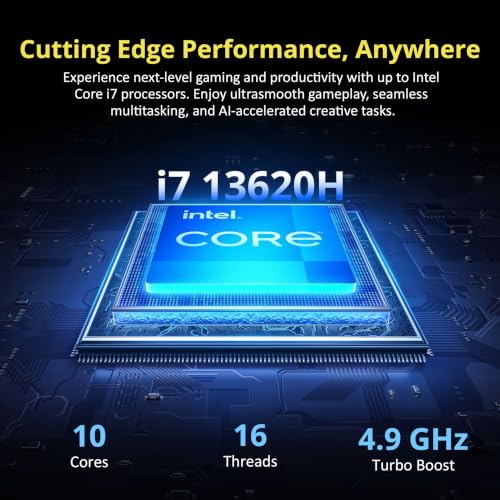 Image of GIGABYTE A16 16 inch WUXGA 165Hz Gaming Laptop, Intel Core i7-13620H, NVIDIA GeForce RTX 5060 8GB GDDR7, 32GB DDR5, 3TB Storage(2TB SSD+1TB Docking Station), RGB Backlit Keyboard, Win 11 Pro, Black Steel