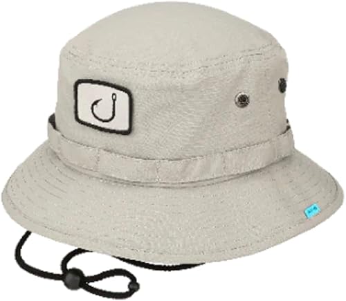 Sombrero de pesca Boonie con correa ajustable para el cuello, sombrero de sol de pesca, talla única