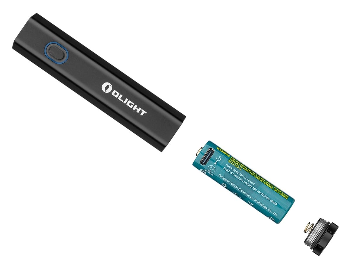Lampe Olight Diffuse EDC 700 Lumens - Aluminium Noir, Lampe De Poche De Poche - Occasion
