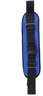 Cinturón de seguridad ajustable para silla de ruedas, correa de seguridad para silla de ruedas, correas de sujeción para sillas de ruedas, cinturón antideslizante para silla de ruedas(Azul)