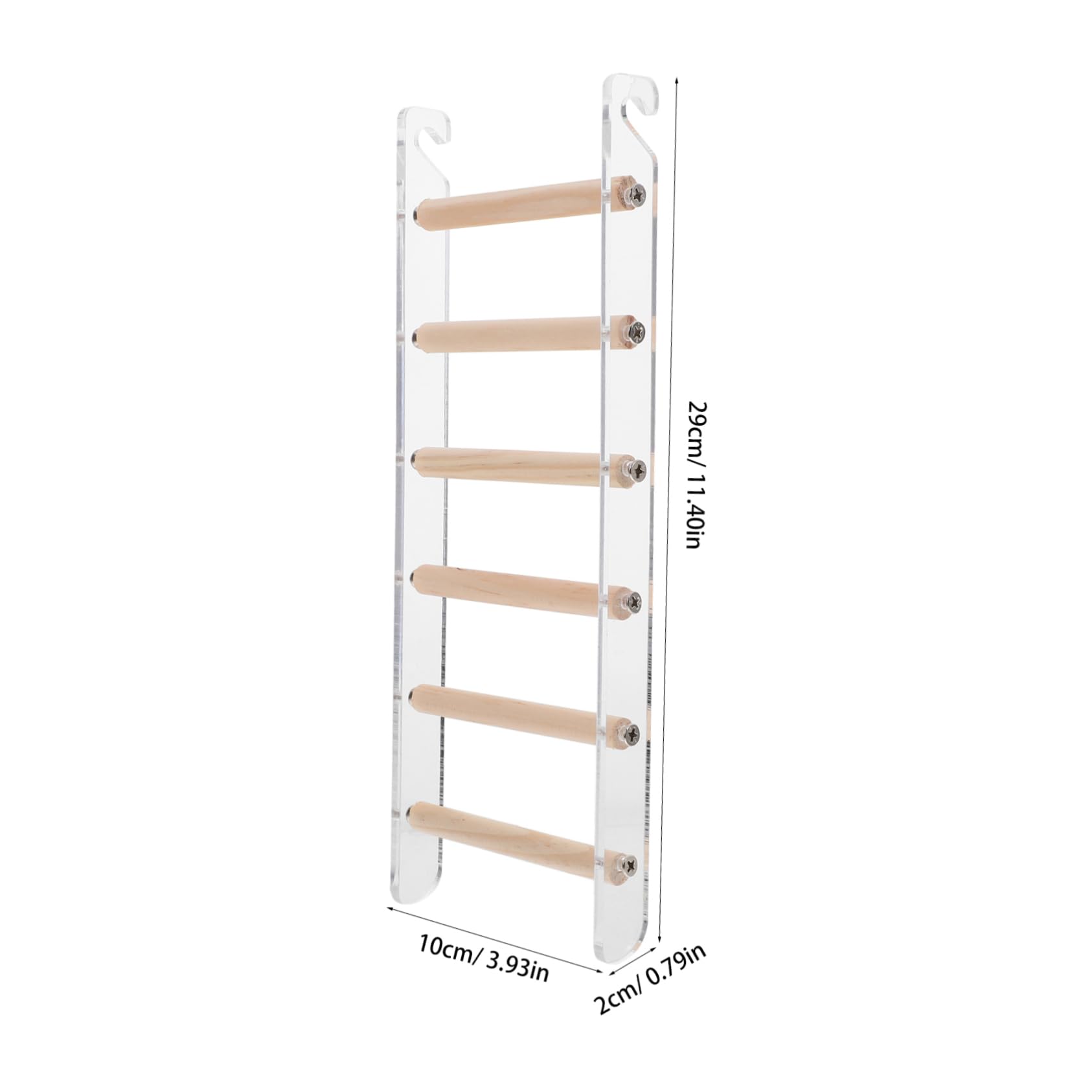 Totority Parrot Hanging Ladder Bird Toy Step Ladder for Bird Cage for Hamsters Parrots