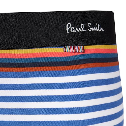 Paul Smith Men's Organic-Cotton Bright Stripe Dot Boxer Briefs3