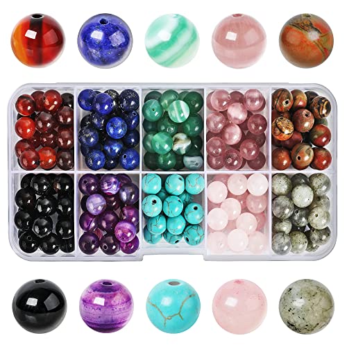SOSMAR 200pcs Stone Beads
