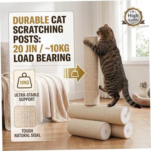 Rascador de pared para gatos, 3 piezas de papel corrugado miniatura 5