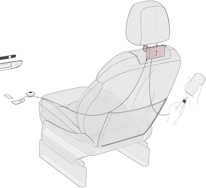 Retractable Backseat Car Phone Charger,Compatible with iPhone & Android Phones and Type-C Laptop, Car Accessories for Uber for Lyft Share Ride,Taxi Driver Accessories - Image 6