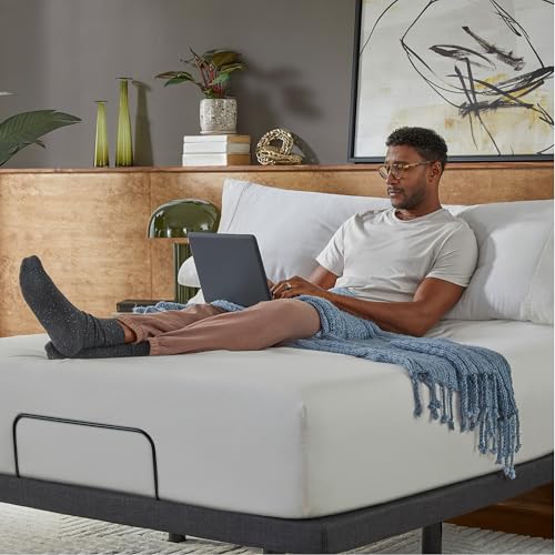 Image of Serta baselogic Level 4 Adjustable Base Bed Frame - Queen - Head & Foot Adjustability, Wireless Remote, Zero-Gravity and Memory Presets, Dual Massage Setting, and USB A&C Charging Ports