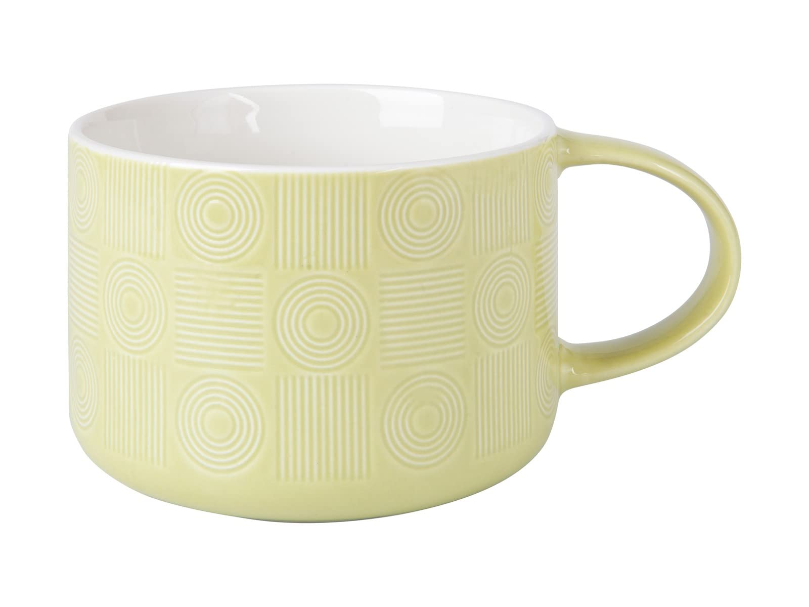 Maxwell & Williams KL0276 Crest – Tazza Jumbo In Porcellana, Colore Ocra, 500 Ml