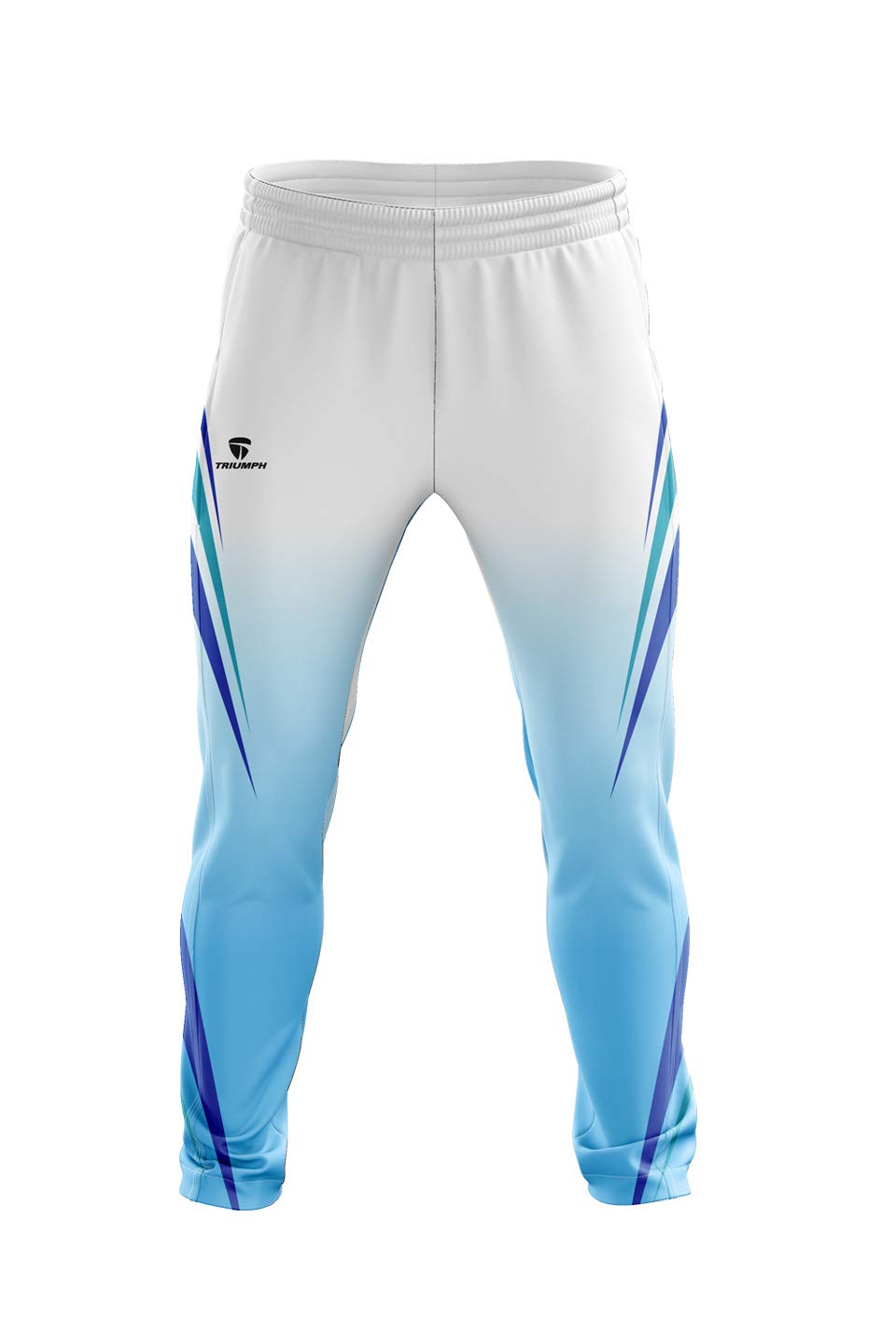 TRIUMPH Unisex Polyester Printed Cricket Pant Blue-picture-14