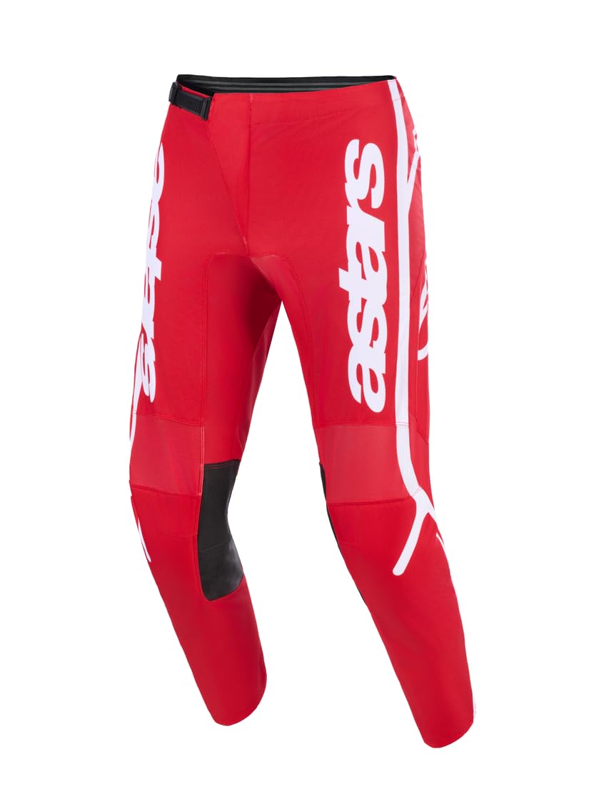 Alpinestars Fluid Apex Pantaloni da motocross, rosso/bianco, 36