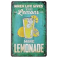 Targa Metallica Losea Easy Peasy Lemon Squeezy 20x30 Cm - Insegna Vintage In Metallo Per Pub, Bar, Caffetteria, Decorazione Parete Casa - 5
