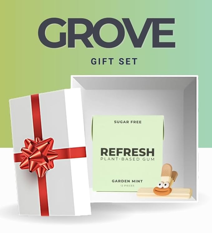 GROVE Chicle Mint 12 Unidades + Clip para Bolsa - Set de Regalo miniatura 5