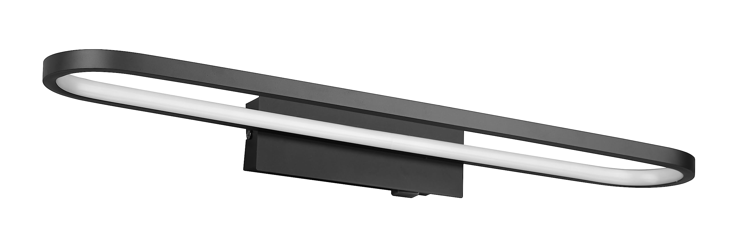 Applique murale Trio Gianni LED 22W 3000K 2700Lm Métal noir mat 60x15x8cm IP44