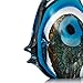 Blue Stripe Tropical Fish Glass Sculpture Home Tabletop Decoration, Christmas Birthday Gift