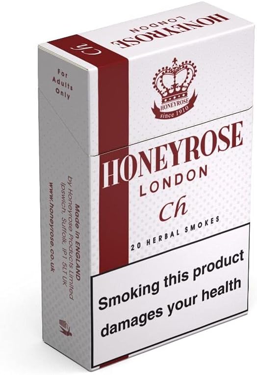 Honeyrose Herbal Cigarettes "CHERRY" Flavor, Tobacco & Nicotine FREE, 100% Natural, Herbal Smokes, Quit Smoking, Made In England - Image 2