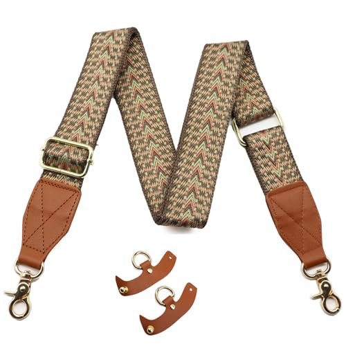 Image of LEMEDE Purse Strap Replacement Crossbody 1.5 inch Wide Shoulder Strap Adjustable Straps Handbag Strap Replacement Belts